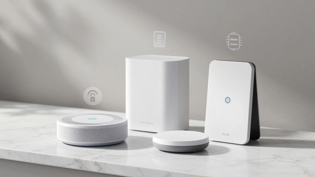 Comparison of Ring, Eufy, and Abode security hubs