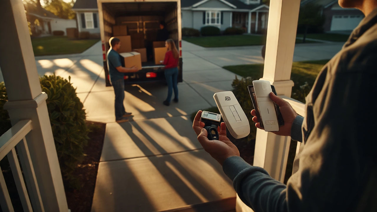 Family deciding what to do with ADT equipment during move